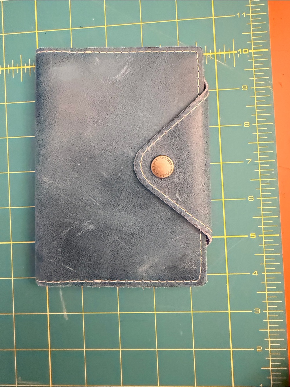 Portland Leather Goods Aqua Blue Snap Journal